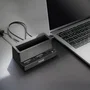 Tooq TQDS-502B Docking Station para SSD M.2 NVMe/SATA y HDD/SSD SATA